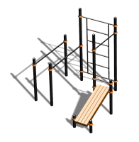 Спортивный комплекс воркаут ВС-98 в Республике Северная Осетия (Алания)