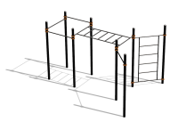 Спортивный комплекс воркаут ВС-117 в Республике Северная Осетия (Алания)