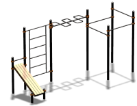 Спортивный комплекс воркаут ВС-74 в Республике Северная Осетия (Алания)