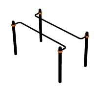 Спортивный комплекс воркаут ВС-180 в Республике Северная Осетия (Алания)