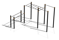 Спортивный комплекс воркаут ВС-151 в Республике Северная Осетия (Алания)