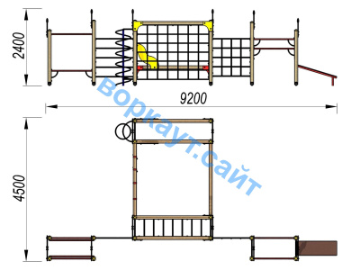 Детский спортивный комплекс ДСК 3102 в Республике Северная Осетия (Алания)