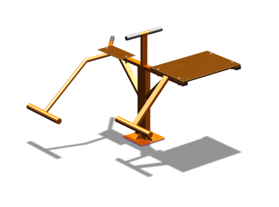 Уличный тренажер "Пресс Гиперэкстензия" УТ327 в Республике Северная Осетия (Алания)