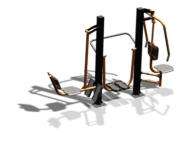 Уличный тренажер "Жим ногами Шагомер Жим от груди" УТ333 в Республике Северная Осетия (Алания)