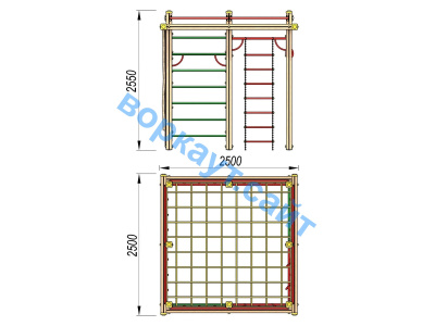 Детский спортивный комплекс ДСК 3110 в Республике Северная Осетия (Алания)