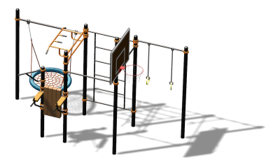 Спортивный комплекс воркаут ВС-104 в Республике Северная Осетия (Алания)