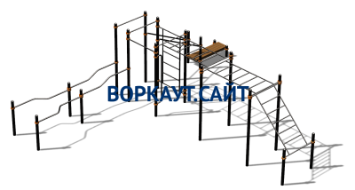 Спортивный комплекс воркаут ВС-199 в Республике Северная Осетия (Алания)
