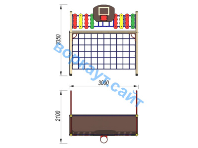 Детский спортивный комплекс ДСК 3101 в Республике Северная Осетия (Алания)