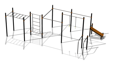 Спортивный комплекс воркаут ВС-153 в Республике Северная Осетия (Алания)