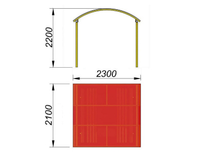 Навес судейский МАФ 4004 в Республике Северная Осетия (Алания)