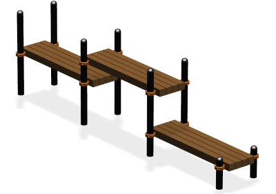 Спортивный комплекс воркаут ВС-63 в Республике Северная Осетия (Алания)