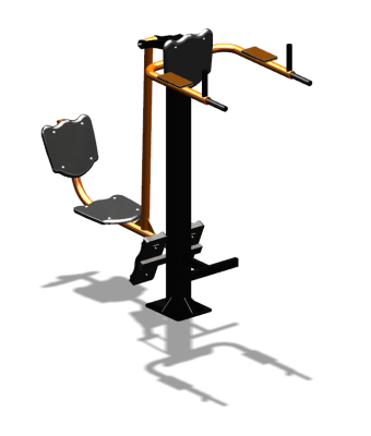 Уличный тренажер "Жим ногами Брусья Пресс" УТ329 в Республике Северная Осетия (Алания)