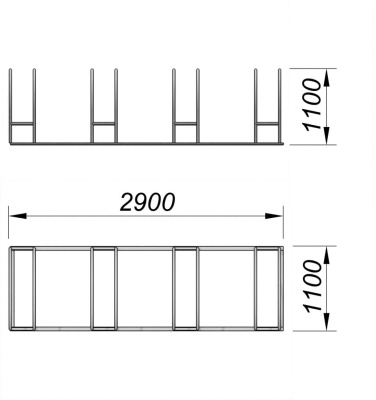 Велопарковка МАФ 6002 в Республике Северная Осетия (Алания)
