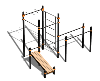 Спортивный комплекс воркаут ВС-91 в Республике Северная Осетия (Алания)