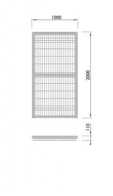 Калитка спортивной площадки МАФ 5105 в Республике Северная Осетия (Алания)