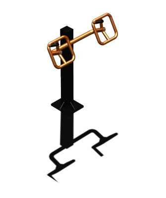 Уличный тренажер "Штурвал одинарный" УТ 122 в Республике Северная Осетия (Алания)