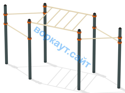 Турник разноуровневый с рукоходом ВС-26 в Республике Северная Осетия (Алания)