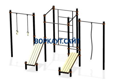 Спортивный комплекс воркаут ВС-44 в Республике Северная Осетия (Алания)