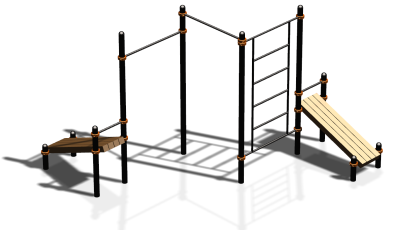 Спортивный комплекс воркаут ВС-120 в Республике Северная Осетия (Алания)