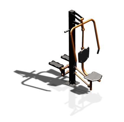 Уличный тренажер "Жим от груди Степпер" УТ342 в Республике Северная Осетия (Алания)