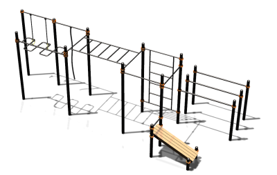 Спортивный комплекс воркаут ВС-77 в Республике Северная Осетия (Алания)