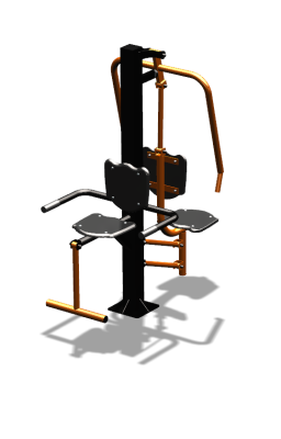 Уличный тренажер "Жим от груди Флекс" УТ324 в Республике Северная Осетия (Алания)