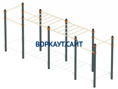 Воркаут рукоход с турниками ВС-23 в Республике Северная Осетия (Алания)