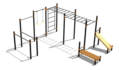Спортивный комплекс воркаут ВС-71 в Республике Северная Осетия (Алания)