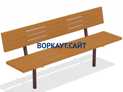 Диван уличный МАФ 1608 в Республике Северная Осетия (Алания)