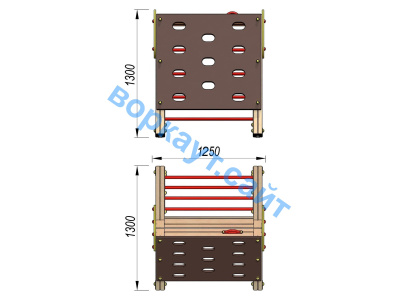 Детский спортивный комплекс ДСК 3202 в Республике Северная Осетия (Алания)