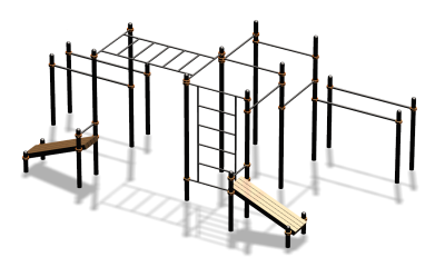Спортивный комплекс воркаут ВС-100 в Республике Северная Осетия (Алания)