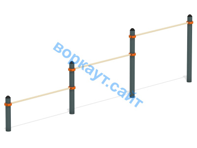 Каскад турников тройной ВС-6 в Республике Северная Осетия (Алания)