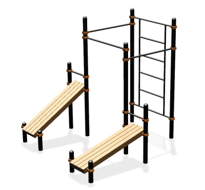 Спортивный комплекс воркаут ВС-42 в Республике Северная Осетия (Алания)