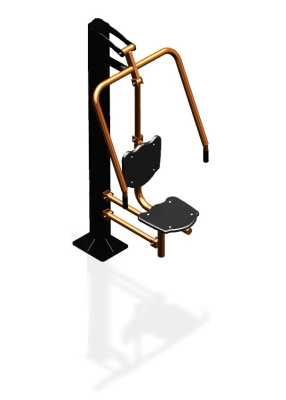 Уличный тренажер "Жим от груди одинарный" УТ 111 в Республике Северная Осетия (Алания)