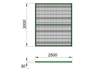 Ограждение спортивной площадки 2500х3000 МАФ 5103 в Республике Северная Осетия (Алания)