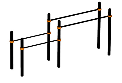 Брусья разновысокие ВС-15 в Республике Северная Осетия (Алания)