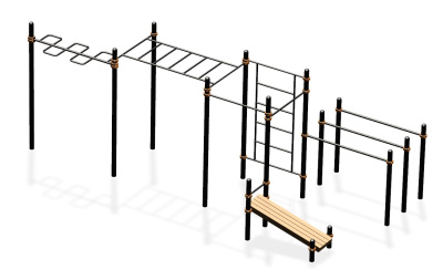 Спортивный комплекс воркаут ВС-57 в Республике Северная Осетия (Алания)