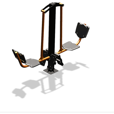 Уличный тренажер  "Жим ногами двойной"  УТ203 в Республике Северная Осетия (Алания)