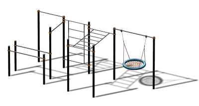 Спортивный комплекс воркаут ВС-105 в Республике Северная Осетия (Алания)
