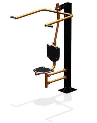 Уличный тренажер "Верхняя тяга одинарный" УТ 114 в Республике Северная Осетия (Алания)