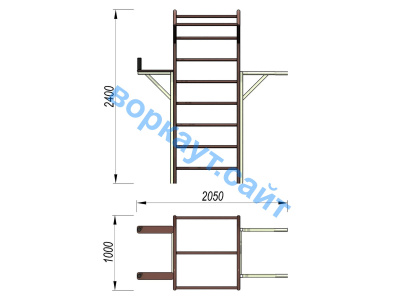 Детский спортивный комплекс 3 в 1 ДСК 3103 в Республике Северная Осетия (Алания)