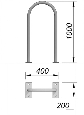 Велопарковка МАФ 6001 в Республике Северная Осетия (Алания)