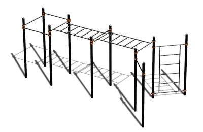Спортивный комплекс воркаут ВС-118 в Республике Северная Осетия (Алания)