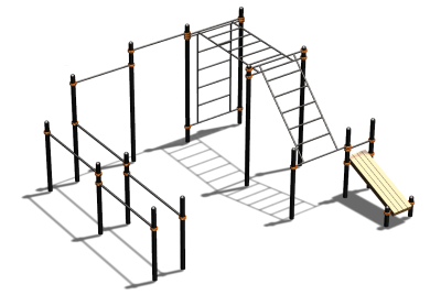 Спортивный комплекс воркаут ВС-146 в Республике Северная Осетия (Алания)