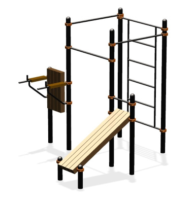 Спортивный комплекс воркаут ВС-64 в Республике Северная Осетия (Алания)