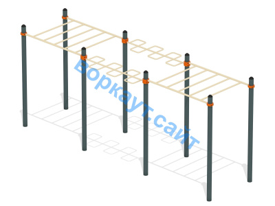 Воркаут комплекс рукоходов ВС-22 в Республике Северная Осетия (Алания)