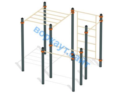 Спортивный комплекс воркаут ВС-48 в Республике Северная Осетия (Алания)