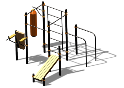 Спортивный комплекс воркаут ВС-93 в Республике Северная Осетия (Алания)