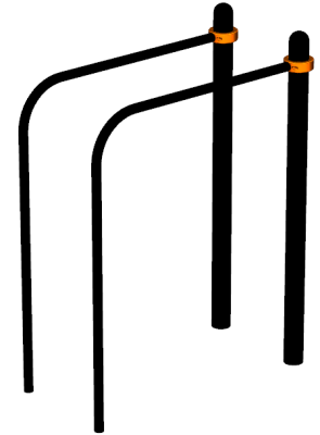 Воркаут брусья приставные ВС-39 в Республике Северная Осетия (Алания)