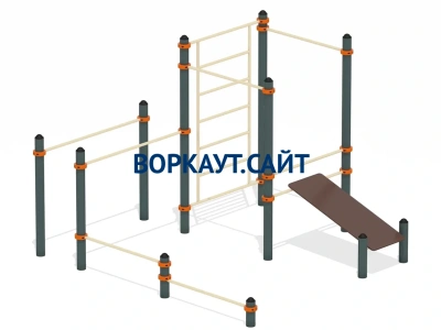 Спортивный комплекс воркаут ВС-43 в Республике Северная Осетия (Алания)